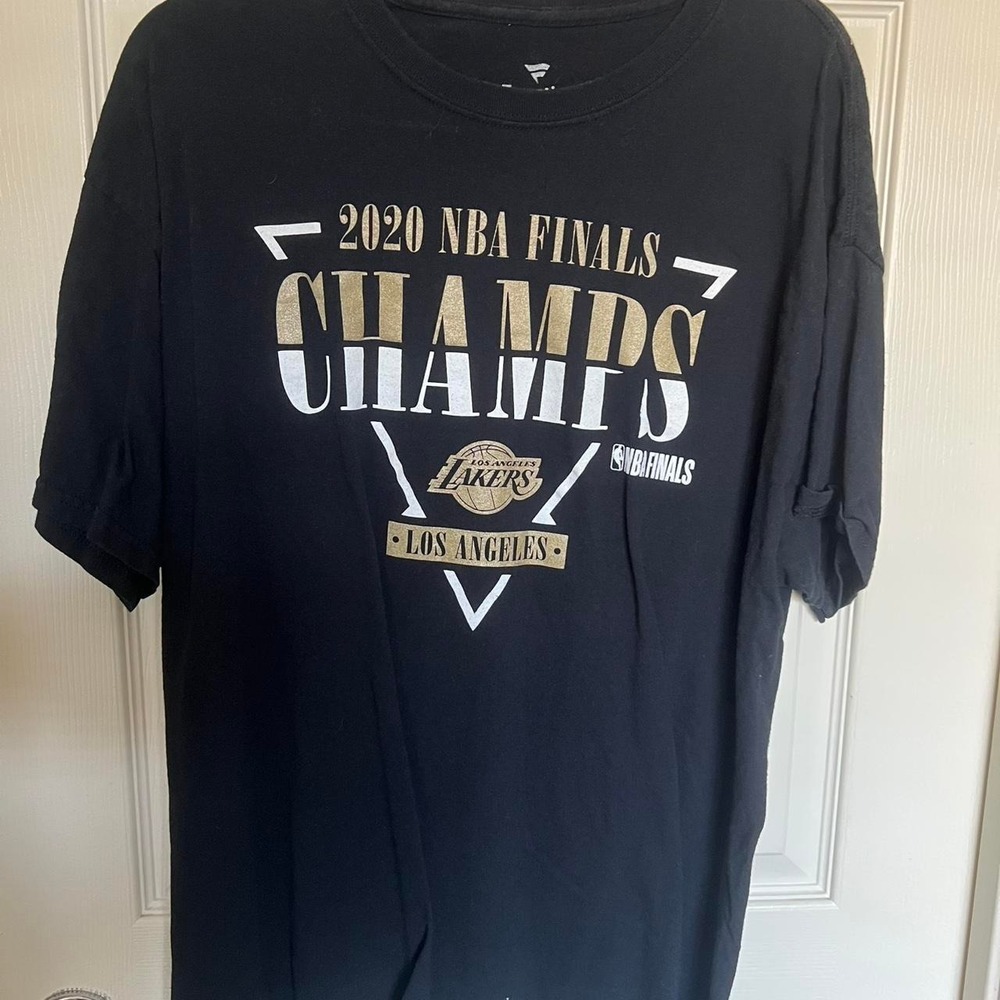 2020 NBA Finals Champions black tee Size XL